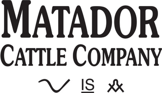 MATADOR CATTLE COMPANY V IS logo