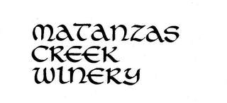 MATANZAS CREEK WINERY logo