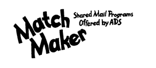 MATCH MAKER SHARED MAIL PROGRAMS OFFERED BY ADS logo