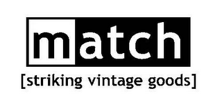 MATCH [STRIKING VINTAGE GOODS] logo