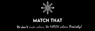 MATCH THAT WE DON'T MAKE COLORS, WE MATCH COLORS. PRECISELY! logo