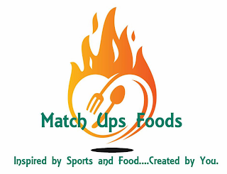 MATCH UPS FOODS INSPIRED BY SPORTS AND FOOD....CREATED BY YOU. logo