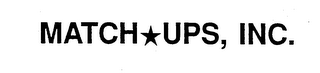 MATCH UPS, INC. logo