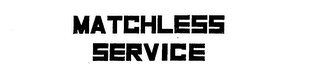 MATCHLESS SERVICE logo