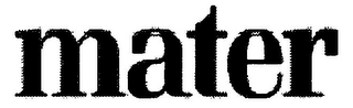 MATER logo