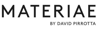 MATERIAE BY DAVID PIRROTTA logo