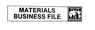 MATERIALS BUSINESS FILE MATERIALS INFORMATION logo