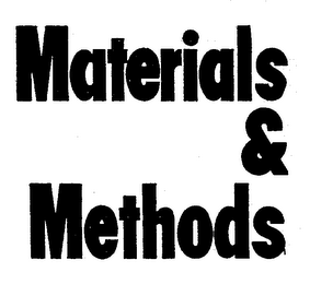 MATERIALS & METHODS logo