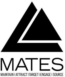 MATES MAINTAIN ATTRACT TARGET ENGAGE SOURCE logo