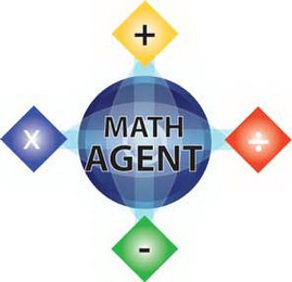 MATH AGENT + ÷ - X logo