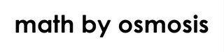 MATH BY OSMOSIS logo