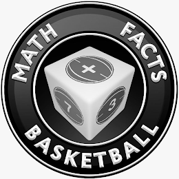 MATH FACTS BASKETBALL + 7 3 logo