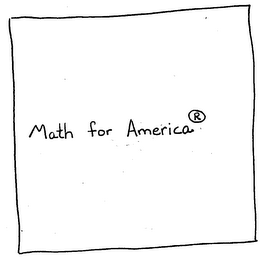 MATH FOR AMERICA logo