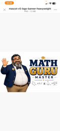 MATH GURU MASTER MATH IS FUN logo