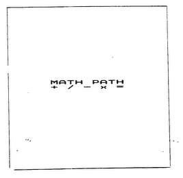 MATH PATH logo