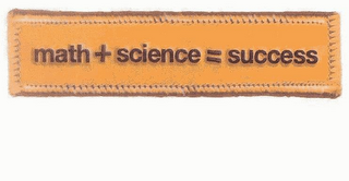 MATH + SCIENCE = SUCCESS logo