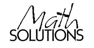 MATH SOLUTIONS logo