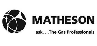 MATHESON ASK...THE GAS PROFESSIONALS logo