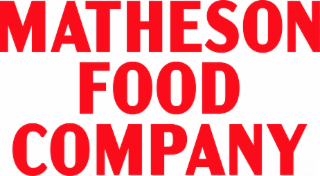 MATHESON FOOD COMPANY logo