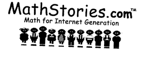 MATHSTORIES.COM MATH FOR INTERNET GENERATION logo