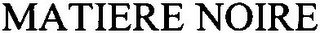 MATIERE NOIRE logo