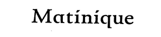 MATINIQUE logo