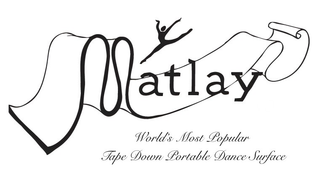 MATLAY WORLD'S MOST POPULAR TAPE DOWN PORTABLE DANCE SURFACE logo