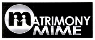 MATRIMONY MIME logo