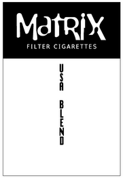 MATRIX FILTER CIGARETTES USA BLEND logo