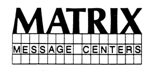 MATRIX MESSAGE CENTERS logo