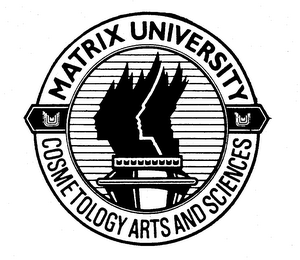 MATRIX UNIVERSITY COSMETOLOGY ARTS AND SCIENCES logo