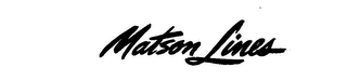 MATSON LINES logo