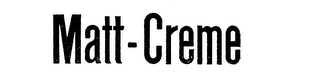 MATT-CREME logo