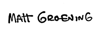 MATT GROENING logo