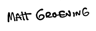 MATT GROENING logo