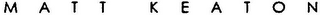 MATT KEATON logo
