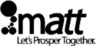 MATT LET'S PROSPER TOGETHER. logo