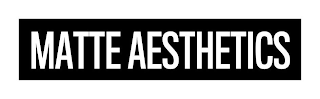 MATTE AESTHETICS logo