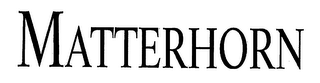 MATTERHORN logo