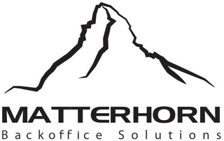 MATTERHORN BACKOFFICE SOLUTIONS logo