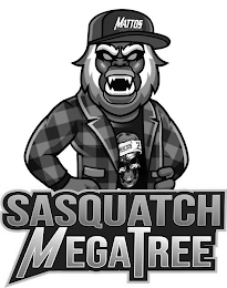 MATTOS DESIGNS MATTOS DESIGNS SASQUATCH MEGATREE logo