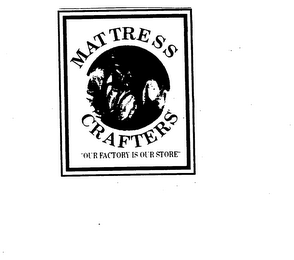 MATTRESS CRAFTERS "OUR FACTORY IS OUR STORE" logo