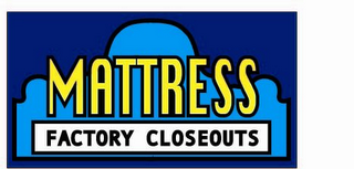 MATTRESS FACTORY CLOSEOUTS logo