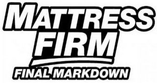 MATTRESS FIRM FINAL MARKDOWN logo