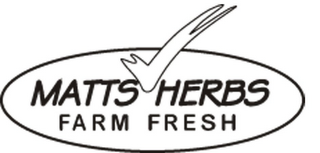 MATTS HERBS FARM FRESH logo