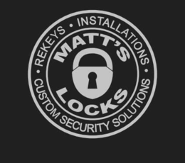 MATT'S LOCKS · REKEYS · INSTALLATIONS · CUSTOM SECURITY SOLUTIONS logo