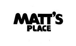 MATT'S PLACE logo