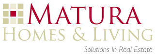 MATURA HOMES & LIVING SOLUTIONS IN REAL ESTATE logo