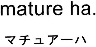 MATURE HA. logo