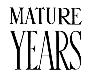 MATURE YEARS logo
